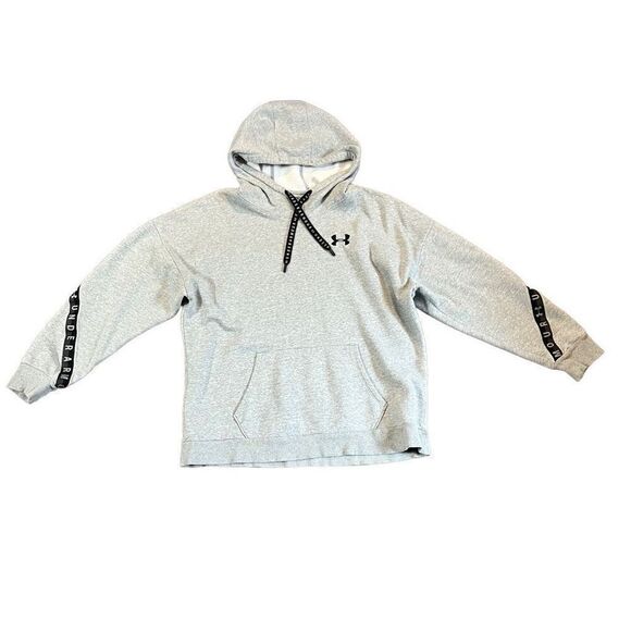 Under Armour Women’s Tape Wordmark Hoodie Size Large - Picture 1 of 12